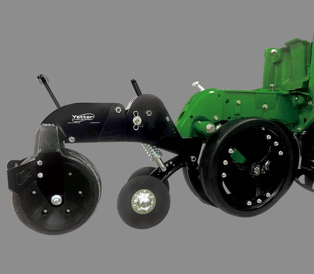 Furrow Max system With Firming Wheel and V Closing Wheels