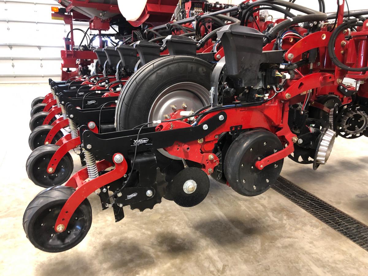 2968 Row Unit mount In-between Dual fertilizer with Knife in the shop