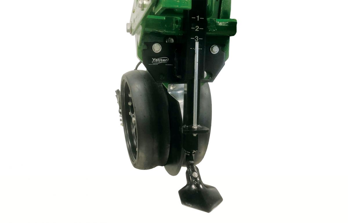 Yetter ReSweep planter attachment with Screw Adjustment