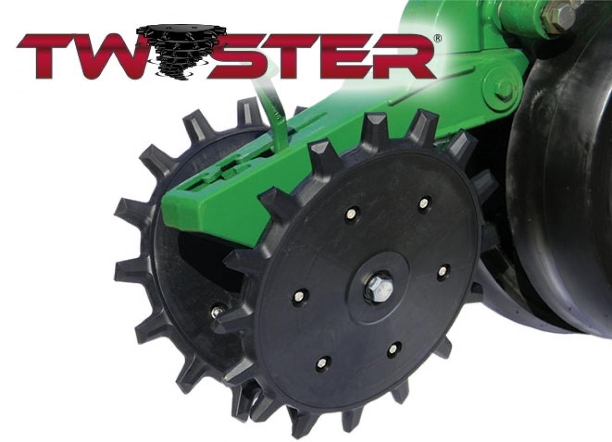 6200 twister poly closing wheel with logo