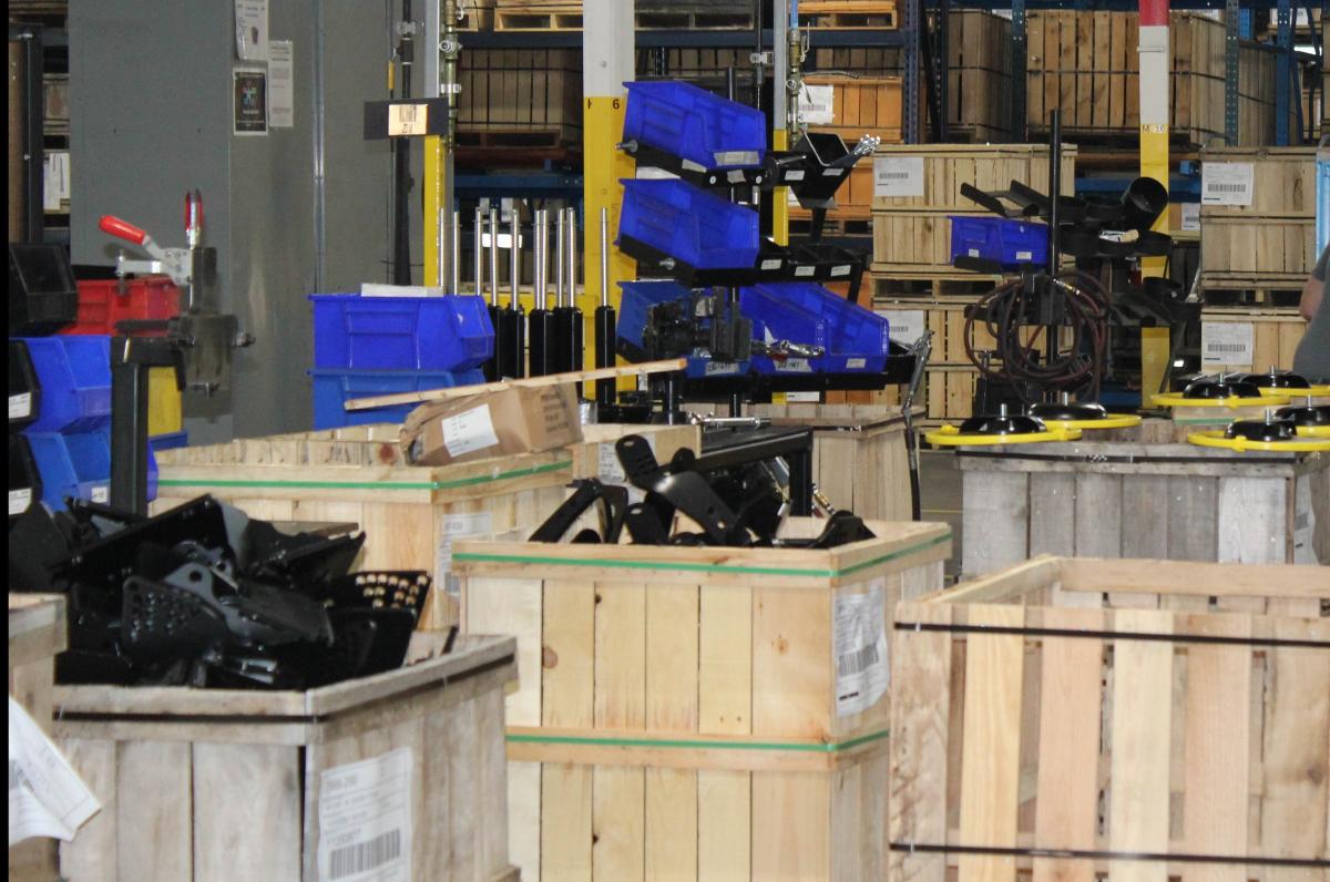 Assembly stations at Yetter Manufacturing Co