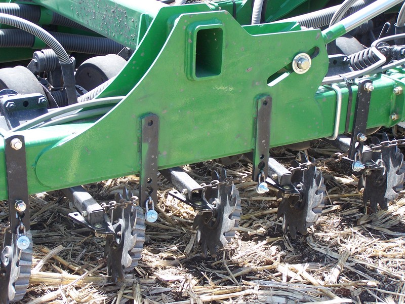 Twin-Row Row Cleaner closeup in the field